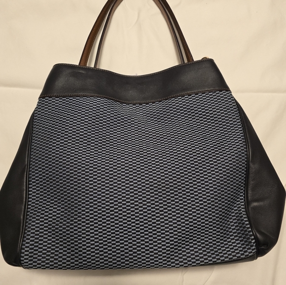 COACH PURSE LEXY F57540 MIDNIGHT BLUE LEATHER - Picture 5 of 9